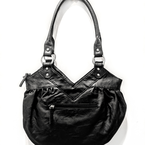 Black Fancy Gothic Handbag - Picture 2 of 3